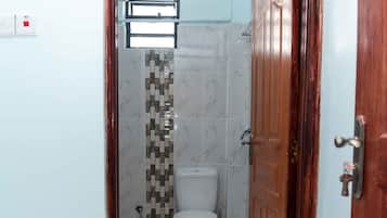 Shower, towels, soap