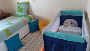 1 soverom og sengetøy