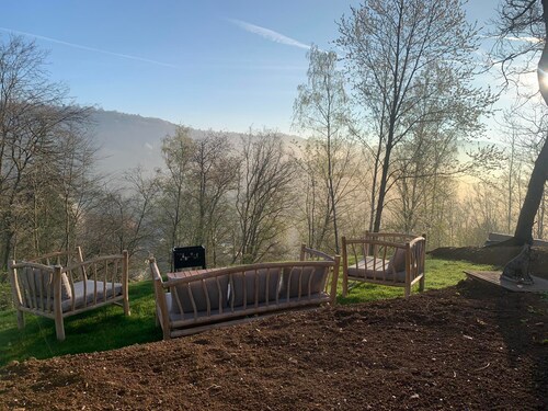 Gites Douillets: Chalet sur Pilotis