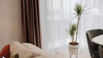 Elite Apartment | 1 bedroom, premium bedding, free minibar items, individually decorated