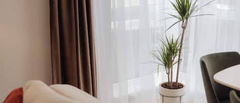 Elite Apartment | 1 bedroom, premium bedding, free minibar items, individually decorated