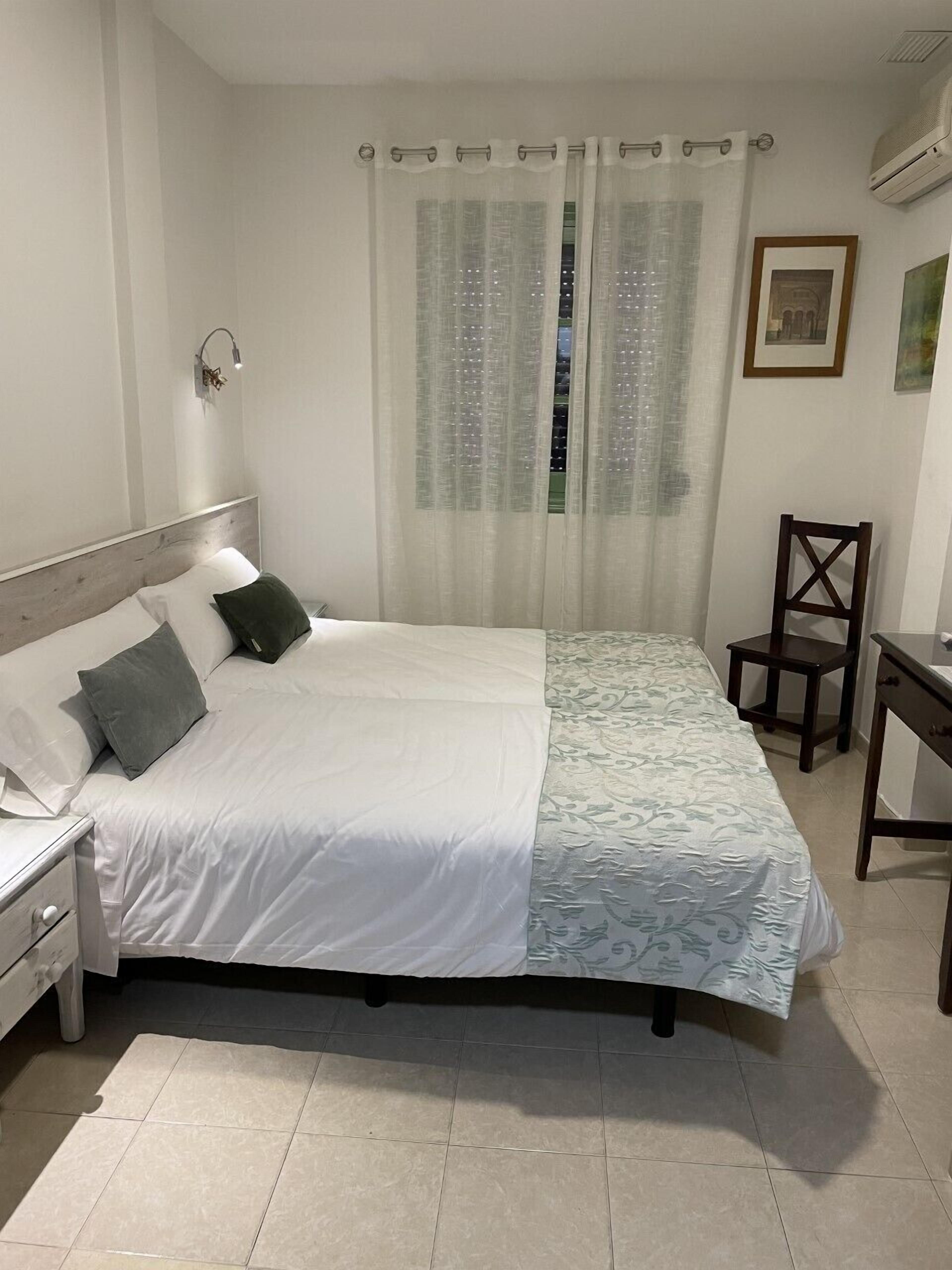 Basic Double Room | Premium bedding, down duvets, desk, laptop workspace