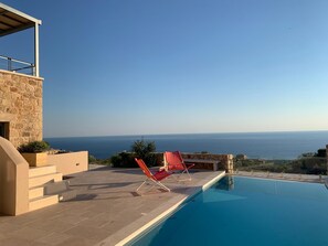 Villa, Smoking | Pool - Patio 4 Bedrooms Villa Lydia With Private Pool (West Mani)