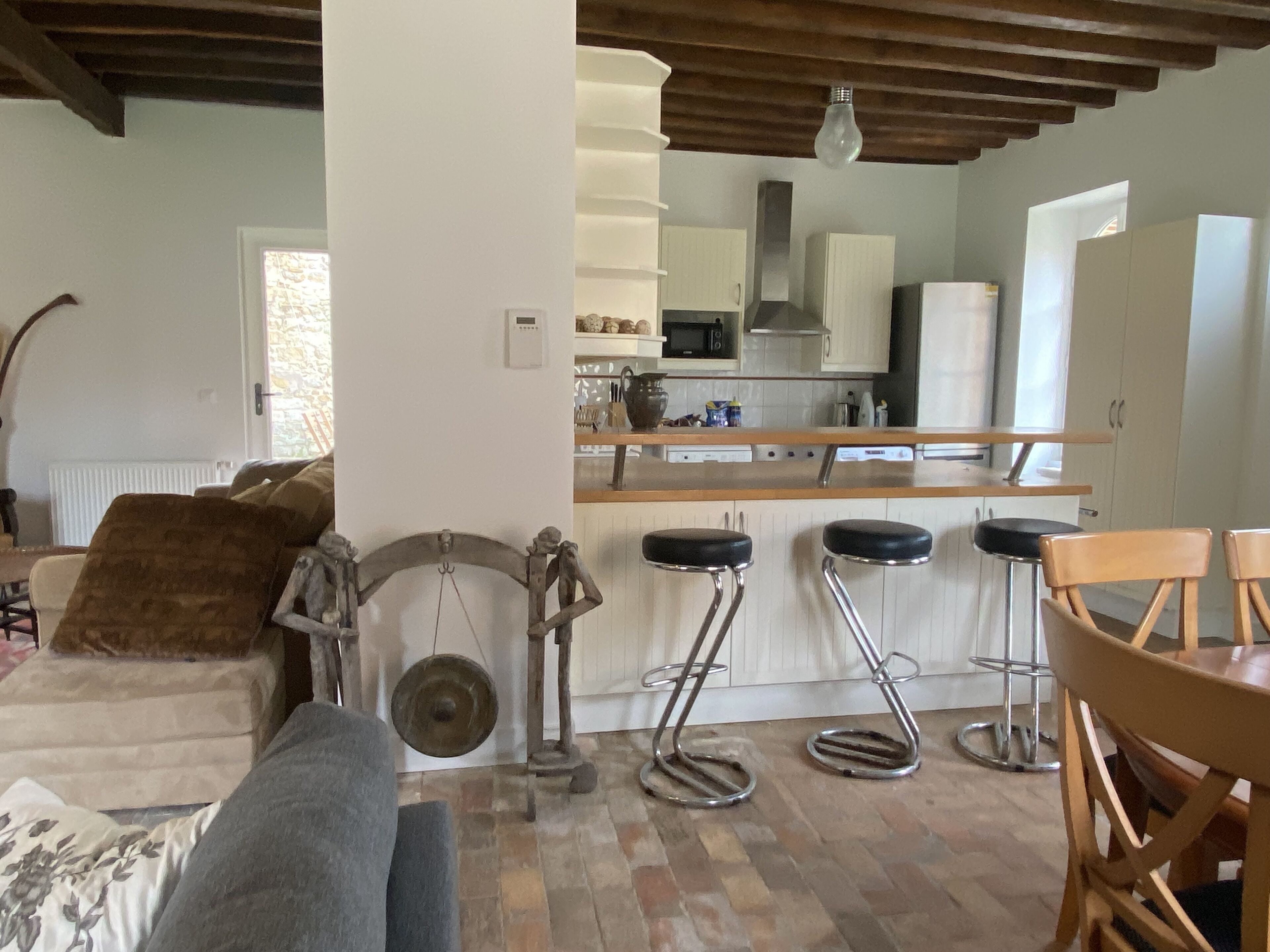 Dépendances de château à côté d'un golf dans le gâtinais en brie