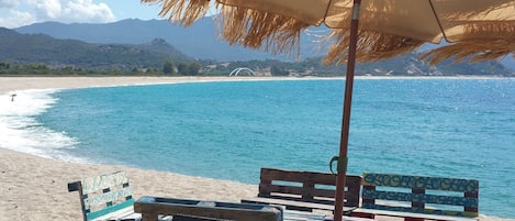 On the beach