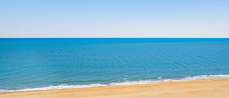 On the beach