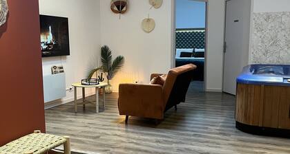 La suite, avec jacuzzi & sauna