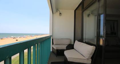 Enjoy Sunrise and dolphin's swimming every morning from your personal balcony!
