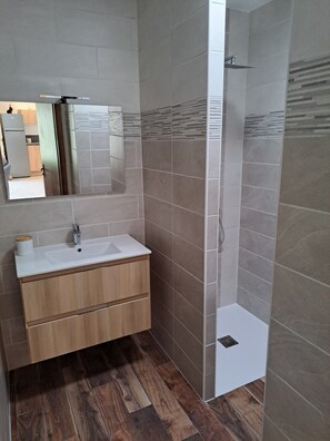 Shower, free toiletries, hair dryer, towels - Rudelle house jacuzzi and private pool (Thénac)