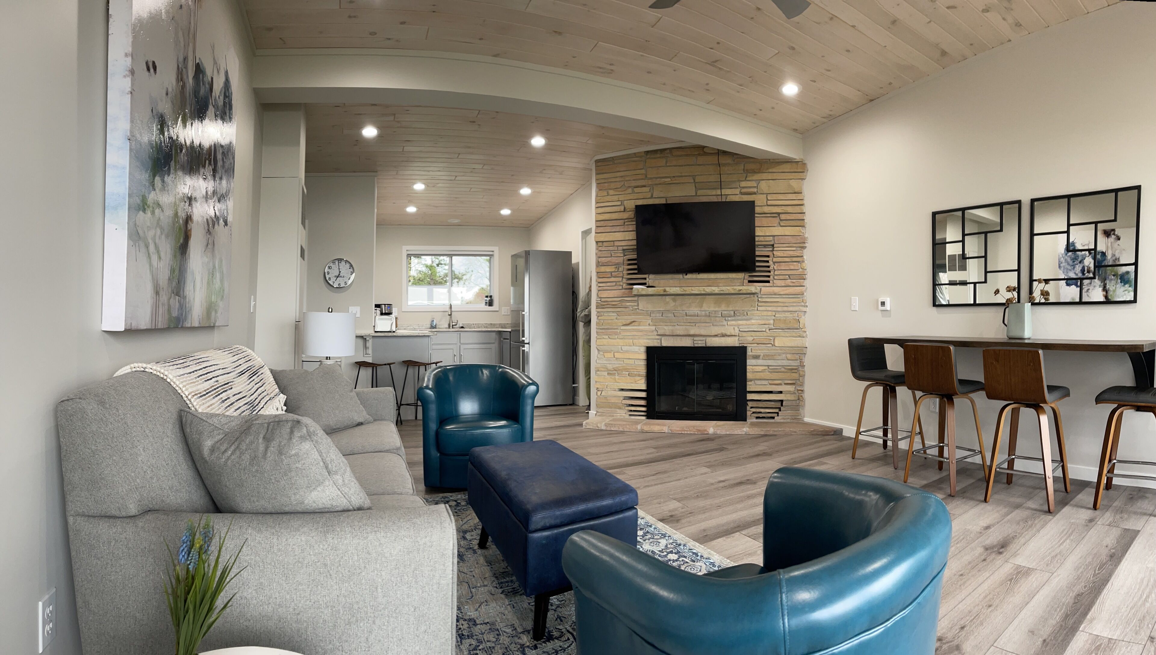 Perfect location on East Twin Lake, walking distance to town! Unit #2