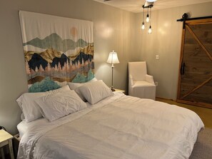 1 habitación, tabla de planchar con plancha, wifi y ropa de cama 