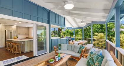 Hoaloha- Few Steps to Hanalei Bay+AC & Hot Tub