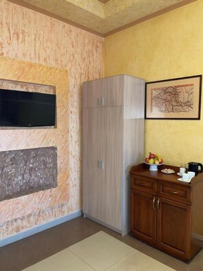 Economy Twin kamer | Een bureau, gratis wifi, beddengoed