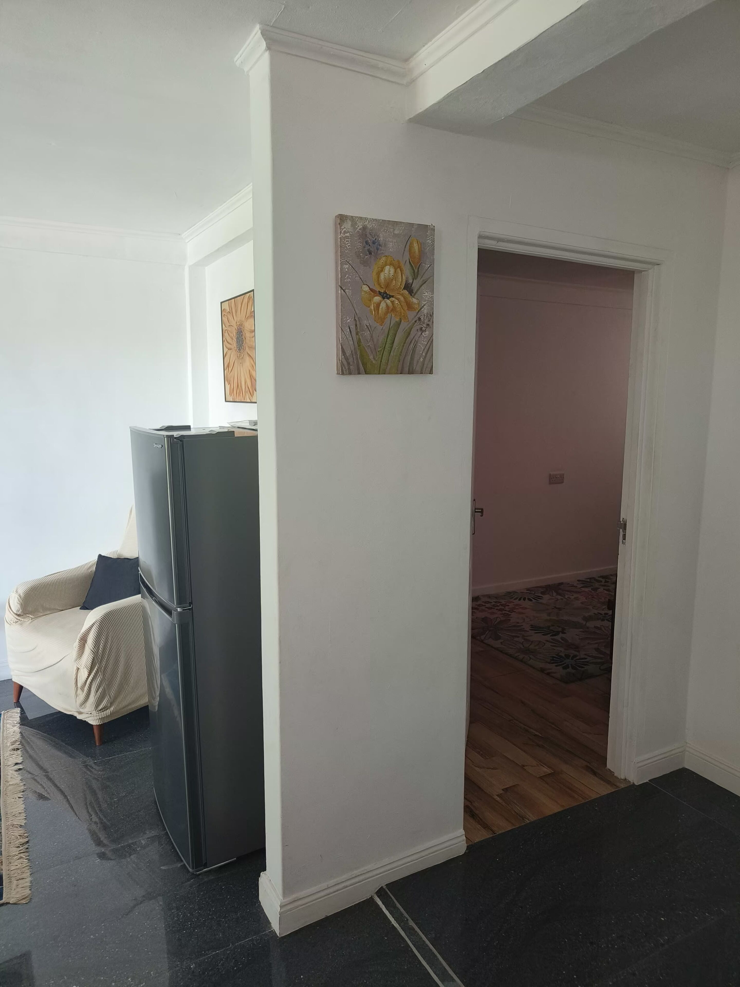 Apartamento empresarial | Área de estar | Smart TV 43 polegadas com canais digitais, TV, Netflix