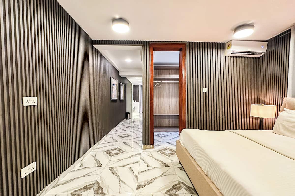 Suite studio Prestige, 2 grands lits | 1 chambre, draps en coton égyptien, literie de qualité