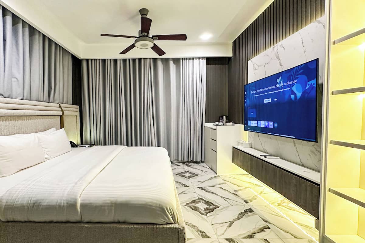 Suite monolocale Premium | Biancheria in cotone egiziano, biancheria da letto di alta qualità