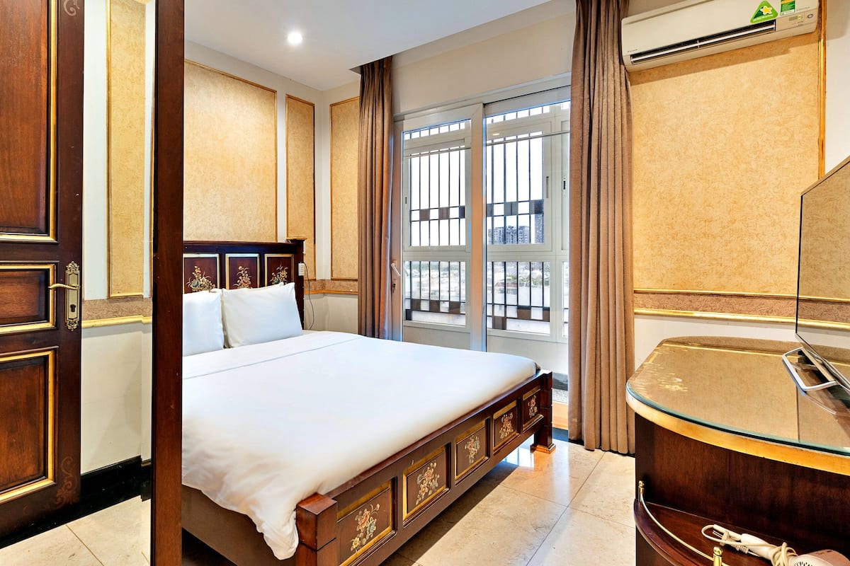 Superior appartement | 1 slaapkamer, lakens van Egyptisch katoen, luxe beddengoed