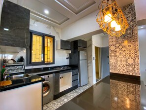 Fridge, microwave, oven, stovetop - Ocean View And Fast Wifi Apart In The Heart Of Tangier (Tanger)