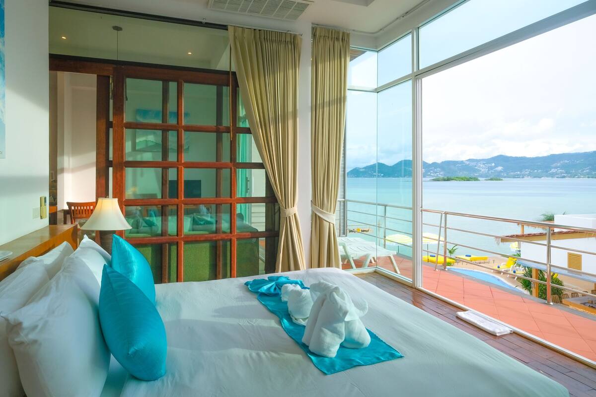 Beachside Suite | 迷你吧、客房内保险箱、办公桌、遮光窗帘