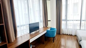 Familien-Dreibettzimmer | Wohnbereich