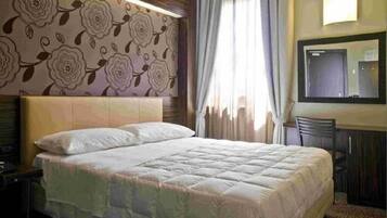 Chambre Double ou avec lits jumeaux | Bureau, Wi-Fi gratuit, draps fournis