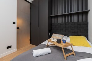 Apartment, 1 Bedroom, Balcony | 1 bedroom, bed sheets - Garnizon Apartments Gdansk by Renters (Gdansk)