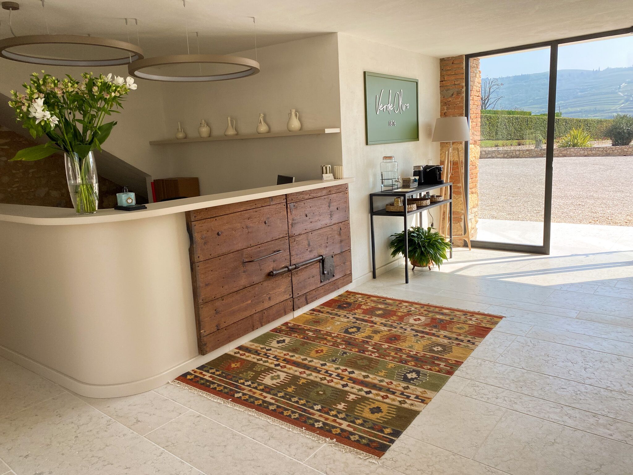 Entrée de l’hébergement