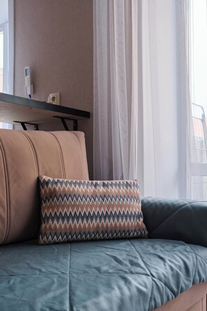 Premium Studio | Living area - Seven City Apartments (Semipalatinsk)