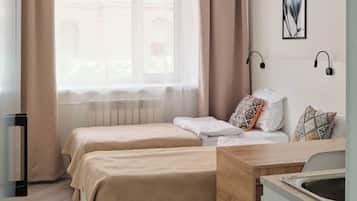 Standard Double or Twin Room | 1 bedroom, premium bedding, blackout curtains, iron/ironing board