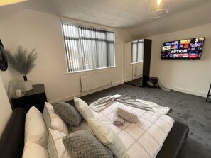 3 makuuhuonetta, internet, vuodevaatteet