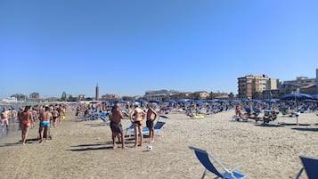 Vlak bij het strand