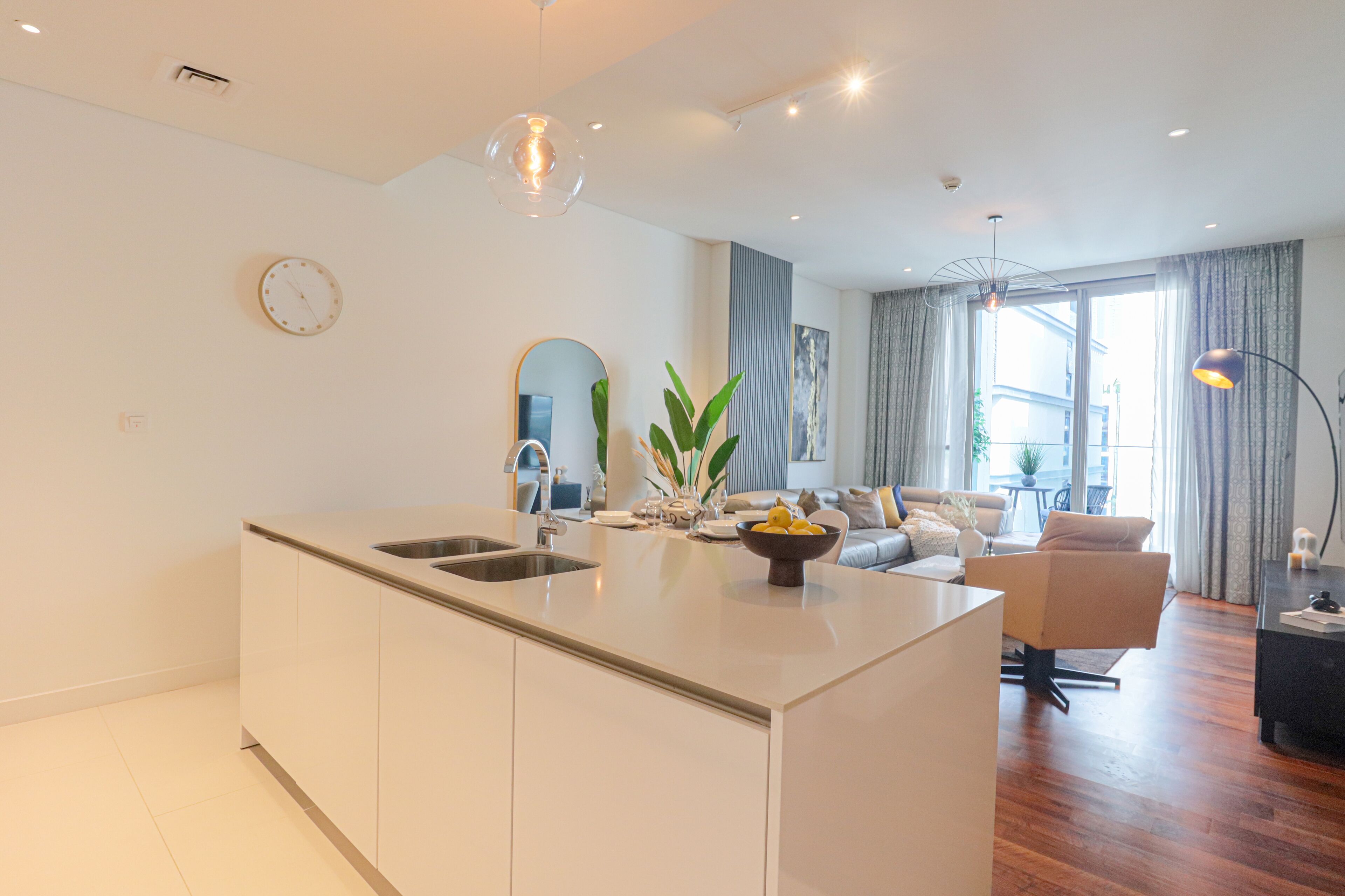 Leilighet – deluxe | Eget kjøkken | Kjøleskap, mikrobølgeovn, ovn og kokeplater