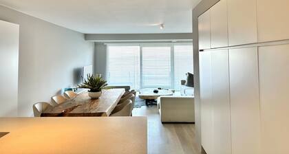 comfy design apartment with garden and sea view