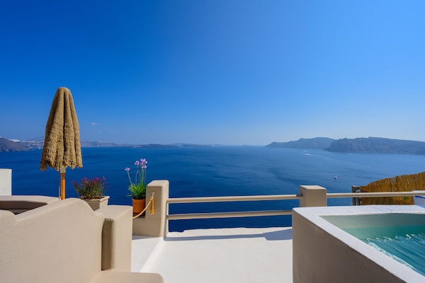 Grand Villa, Private Plunge Pool, Sea View | View from room