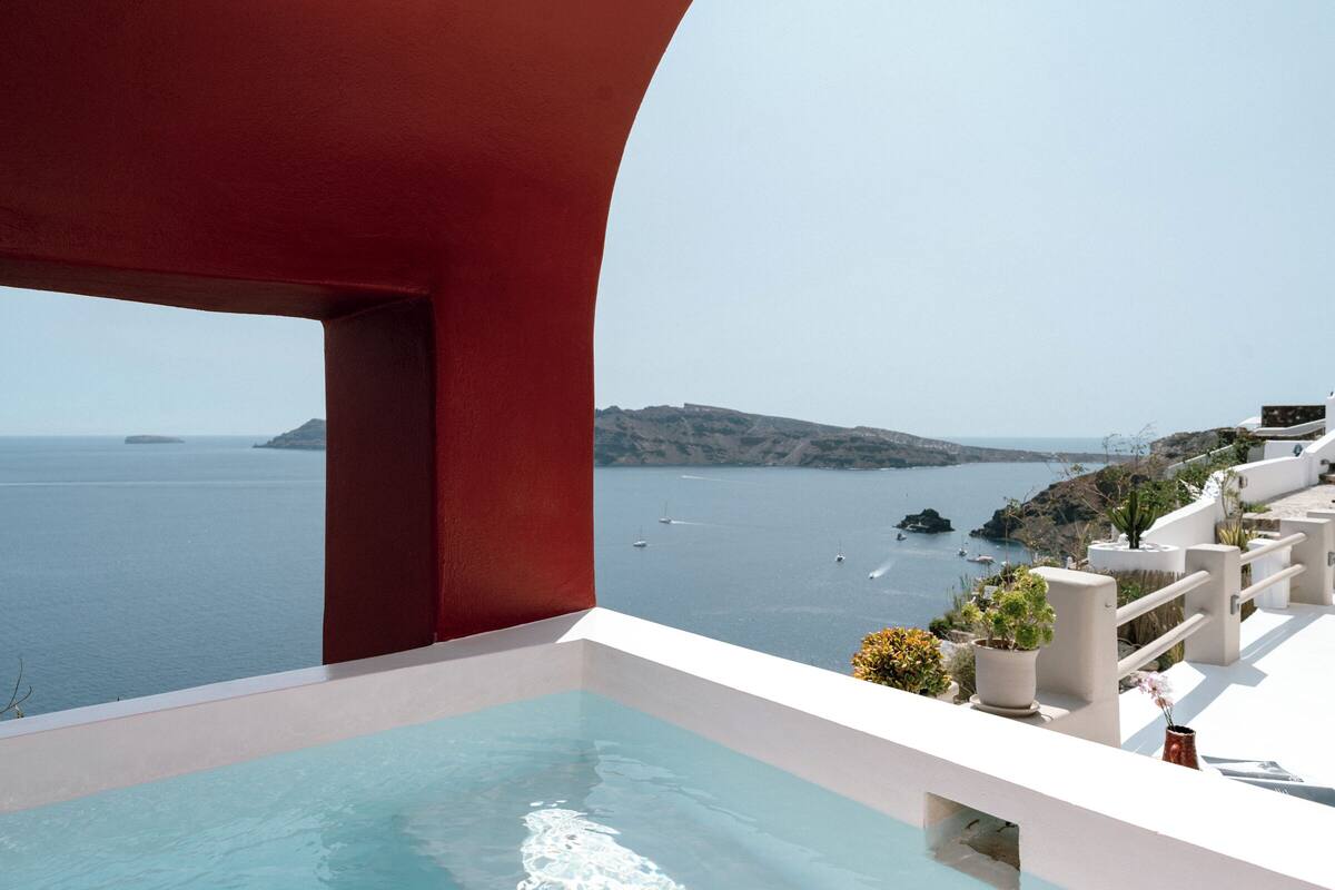 Junior Villa, Private Plunge Pool, Sea View | Terrasse/patio