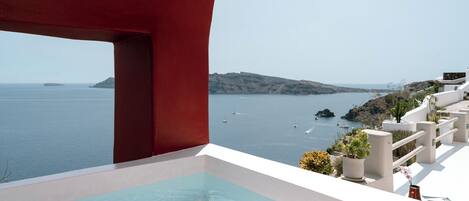 Junior Villa, Private Plunge Pool, Sea View | Terrass/Patio