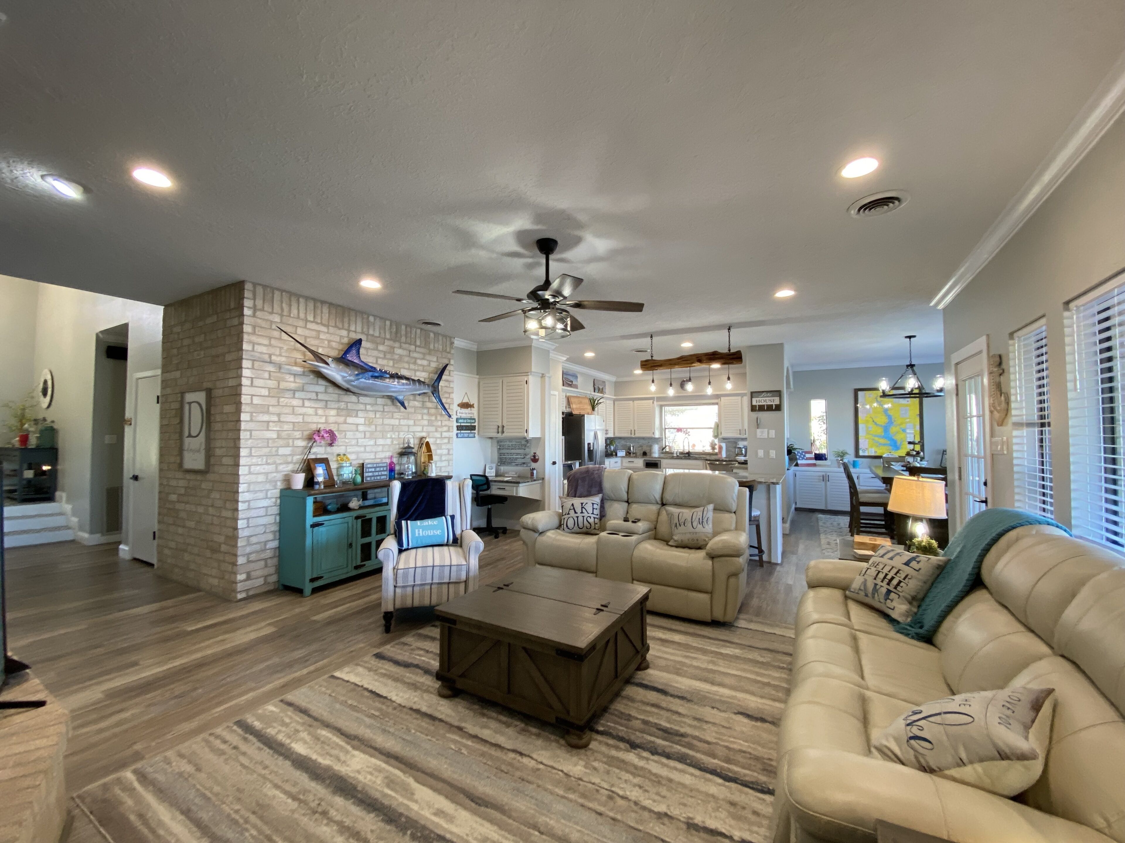 Hidden Gem Waterfront home in gated Country Club community on Lake Conroe.  