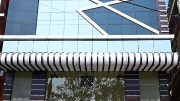 Overnatningsstedets facade