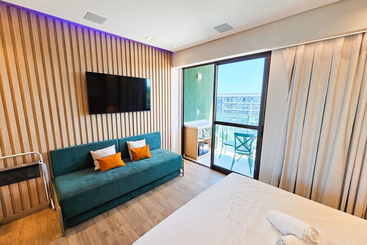 Studio | Yksilöllisesti sisustettu, yksilöllisesti kalustettu, ilmainen Wi-Fi