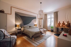 2 soveværelser, strygejern/strygebræt, Wi-Fi, sengetøj