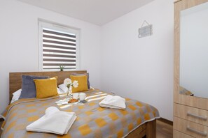 Căn hộ, 1 phòng ngủ, ban công | 1 phòng ngủ, bộ trải giường