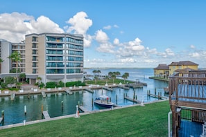 Pool - Old Town Port Aransas, Spectacular Condo With Marina & Channel views! (Port Aransas)