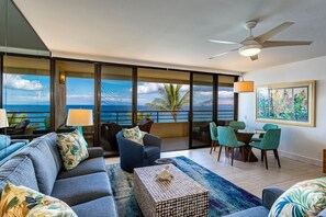 Living area - Polo Beach Club Two Bedrooms - Sleeps 6 by Coldwell Banker Island Vacations (Kihei)