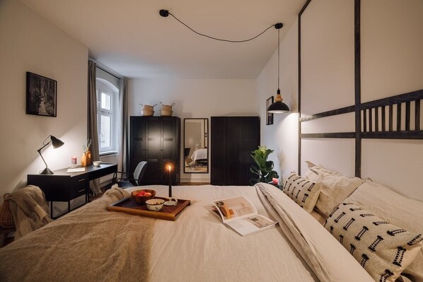 1 chambre, fer et planche à repasser, Wi-Fi, draps fournis