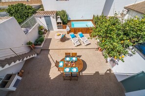 Outdoor dining - House with sea views CASA SA MARINA in Alcudia (Alcudia)