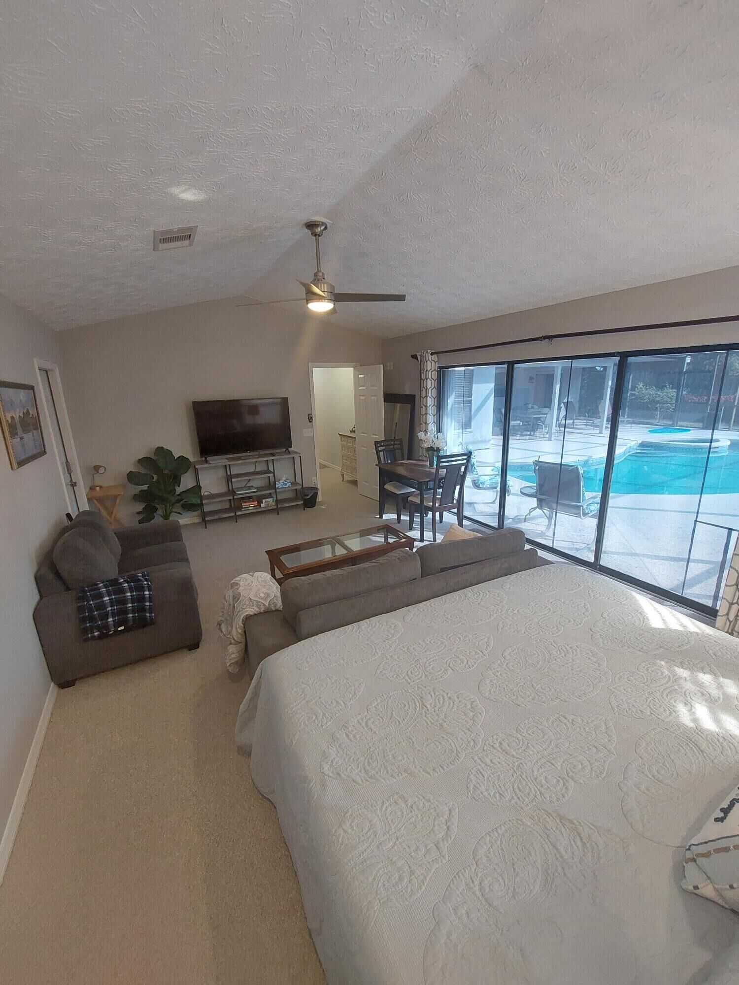 Your Private Pool with your King Studio. Very quiet, near everything.  