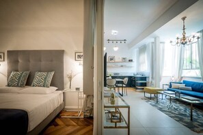 2 slaapkamers, een strijkplank/strijkijzer, wifi, beddengoed