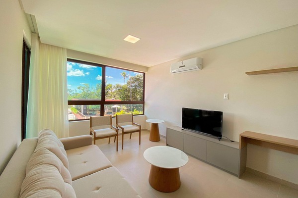 40-inch TV with satellite channels