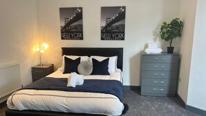 2 habitaciones, wifi gratis y ropa de cama 