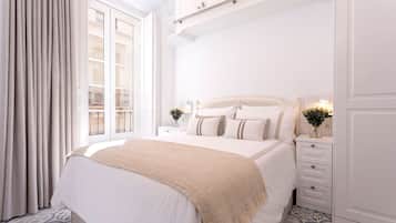 2 habitaciones, tabla de planchar con plancha, wifi y ropa de cama